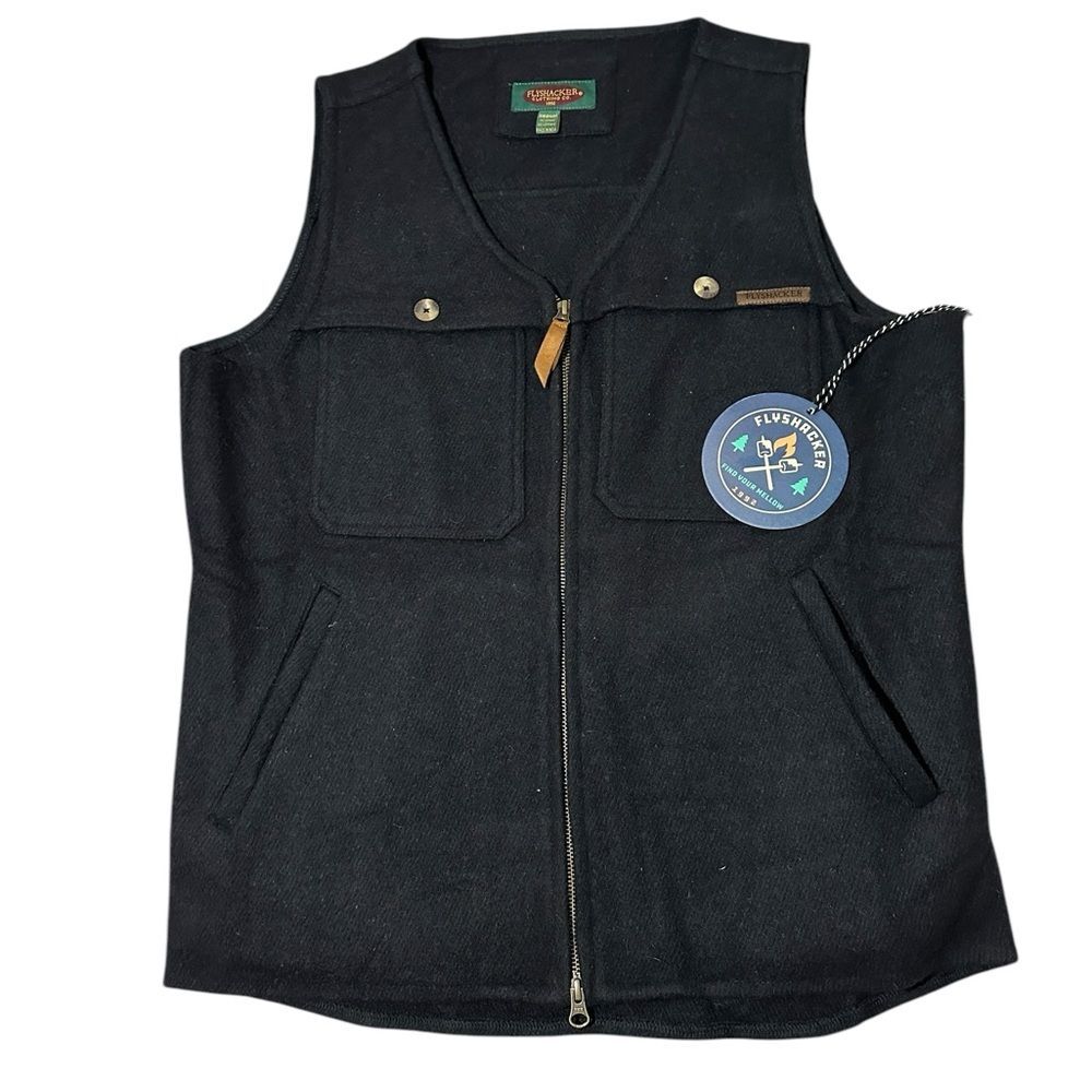 NWT Mens Fly Shaker Wool Vest Size Medium